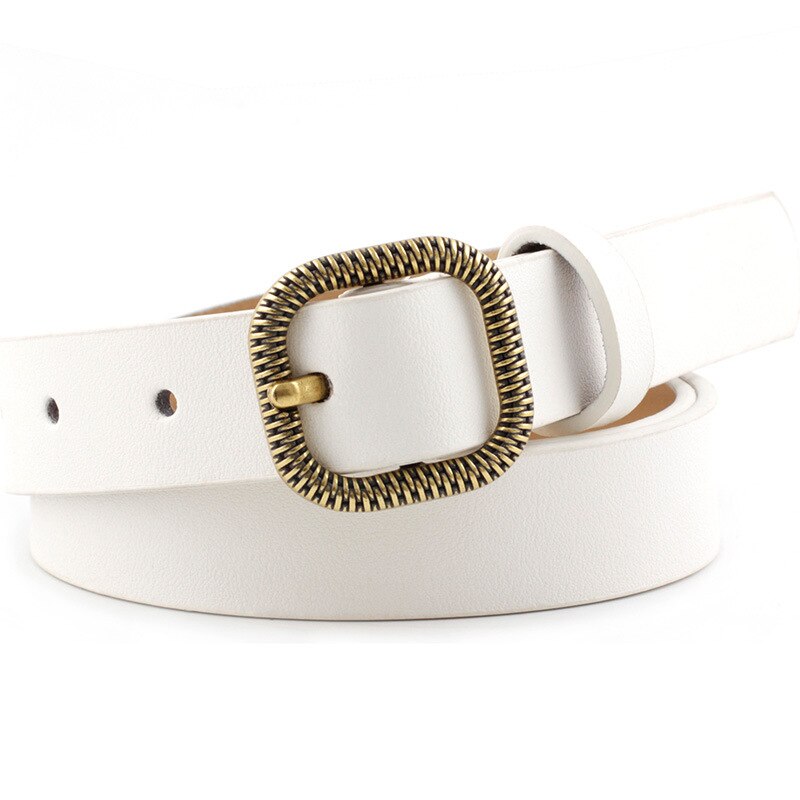 Vintage Women Casual Belts No Pin Buckle Waistband Strap PU Leather Hg004 I.437188146