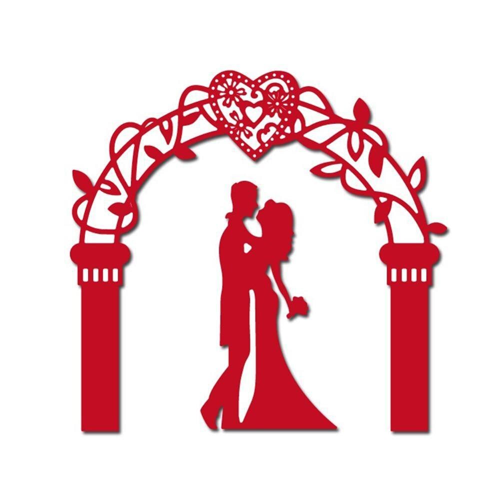 Wedding Bride and Groom Die Cuts Scrapbooking Metal Making Die Love Cuts Words Bird Dies Cutting For Card A7R8