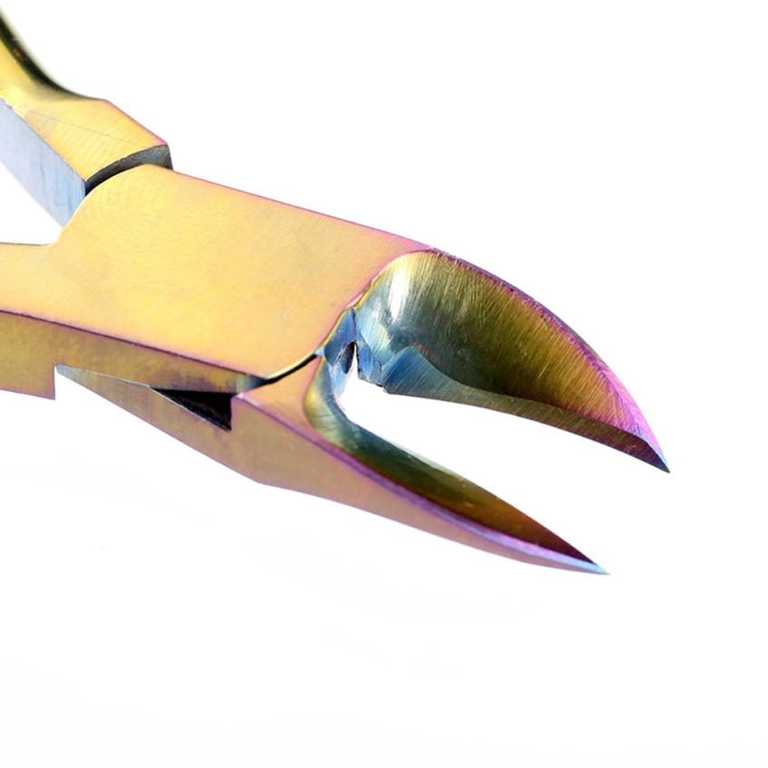 Multicolor ingrown toenails nipper clipper Nail Dead Skin Remover Cuticle Clippers Scissors Tool 2M0531