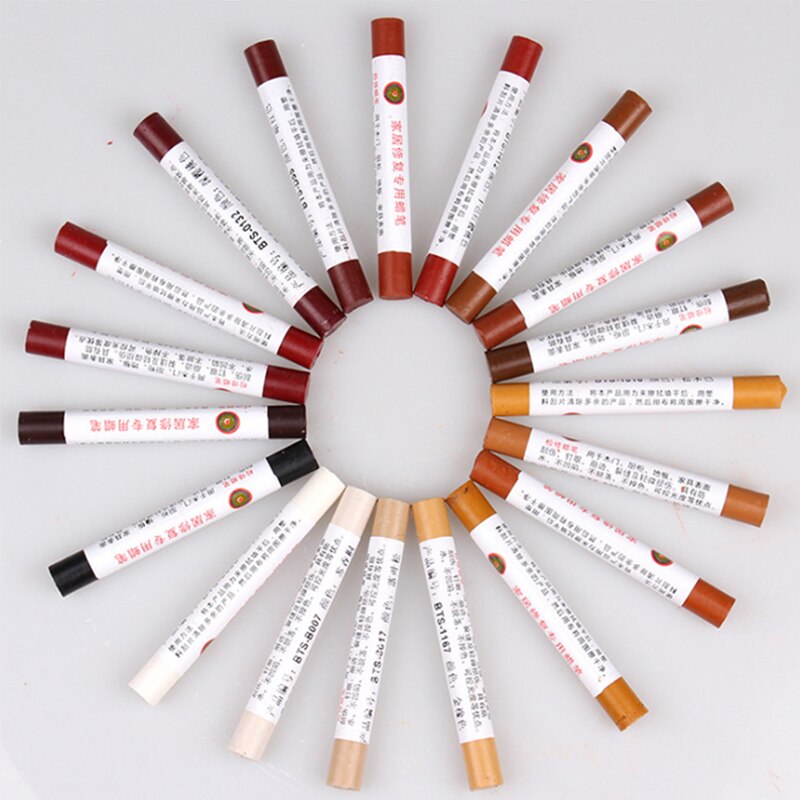 1pc Scratch Repair Pen Wax Wooden Furniture Floor Repair Pens Damaged Scratch Repair Crayons Repair Materials For Home Gadgets