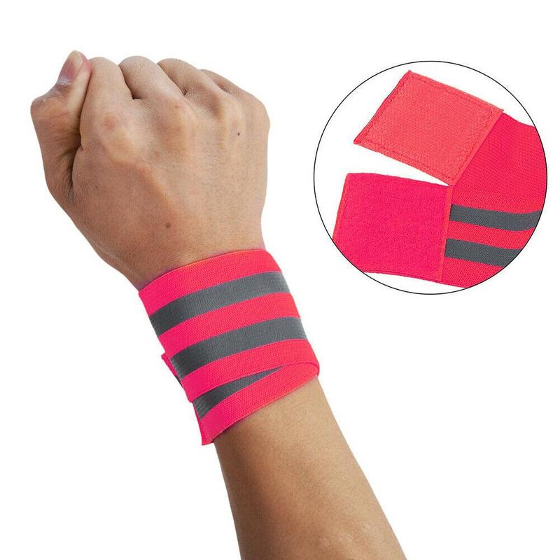 Reflekterende bånd elastisk armbånd armbånd ankelbenstropper reflekterende sykkelstropper gåteip til nattjogging sikkerhet  m6 r 5