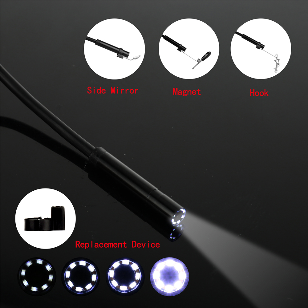 1920*1080 Hd Industriële Endoscoop Borescope Inspectie Camera Ingebouwde 8 Pcs Leds 8 Mm Lens IP67 Waterdichte Usb Endoscoop