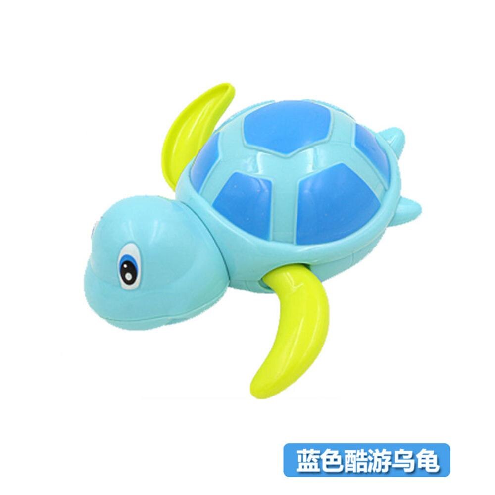 Babybadje Speelgoed Baby Badkamer Douche Speelgoed Bad Play Water Uurwerk Zwemmen Dieren Strand Speelgoed Pinguïn Krab Kinderen Speelgoed: Blue turtle