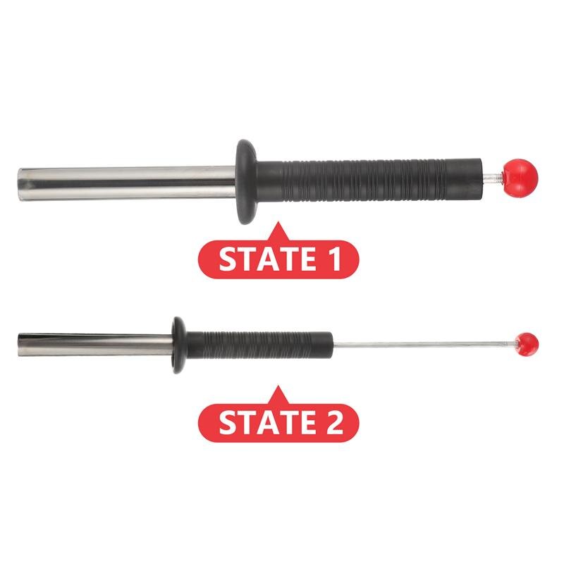 Magnetic Retrieving Rod With Release Handle Magnetic Pick Rod For Factory Stick Clip Tool Retractable Screw Collector Supplies
