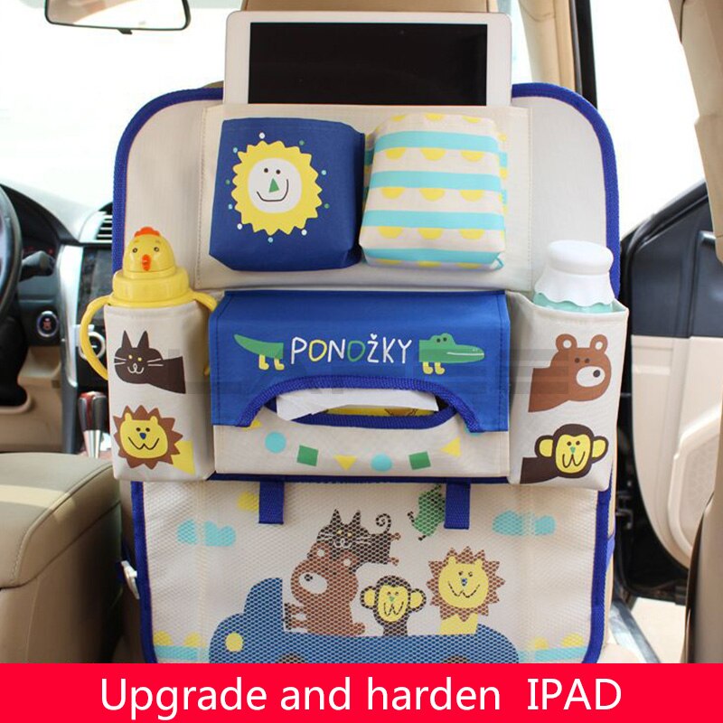 Cartoon Auto Seat Terug Storage Hang Bag Organizer Auto-Styling Baby Product Opbergen Opruimen Cartoon Auto Rugleuning Orgnizer: H