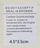 100 pçs/lote 5.2X3.0 3.5X4.7 CM Etiqueta Selo Adesivo Para Sam LG Telefone S20 S21 S22 Nota 20 tira da selagem da caixa do Pacote Navio Livre: L G  Model 1 White