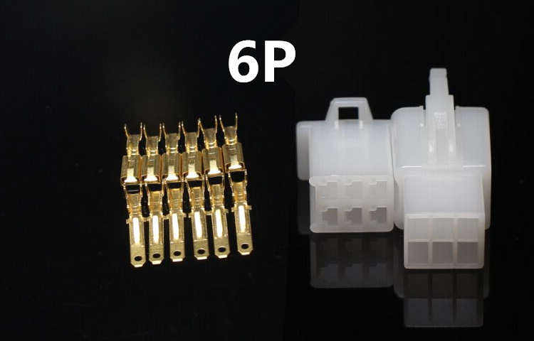 10 juegos por lote 2,8mm 2/3/4/6/9 pines automotriz 2,8 conector de cable eléctrico macho hembra kits de enchufe de terminal de cable motocicleta ebike coche