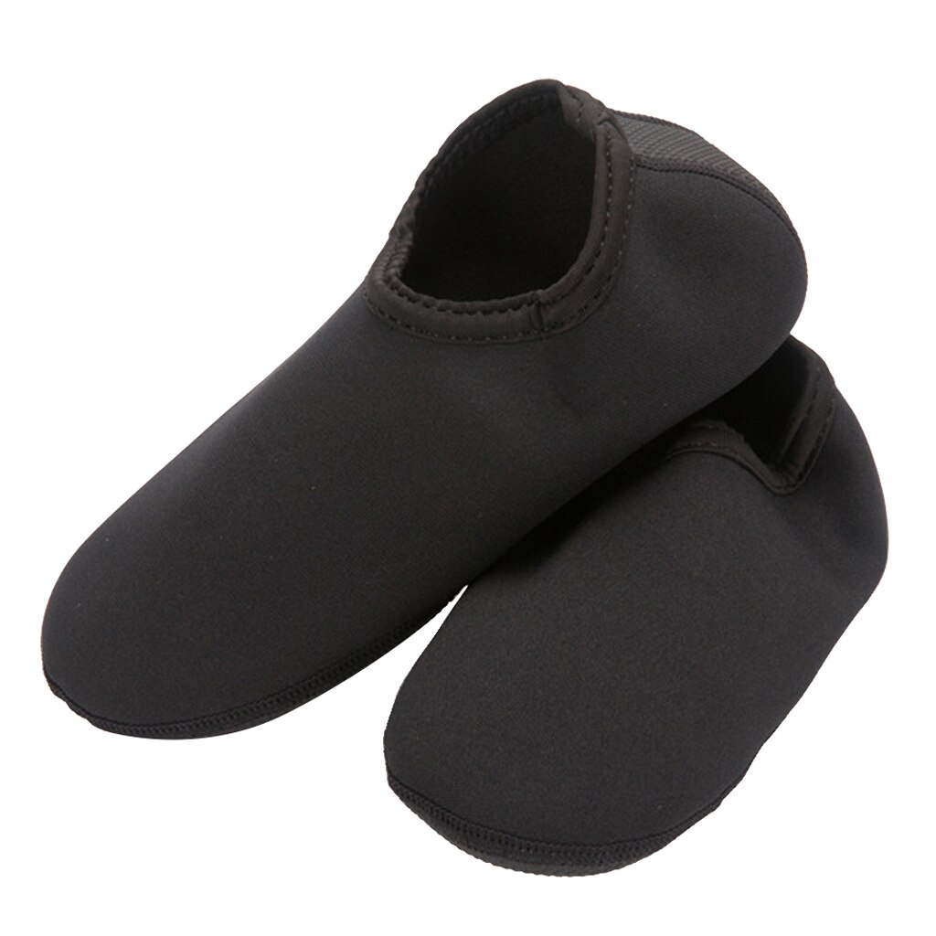Calze da nuoto in neoprene da Surf per immersioni subacquee Perfeclan scarpe da spiaggia nere