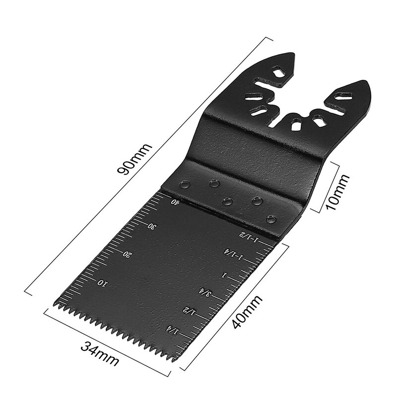 Lames de scie multifonctions oscillantes, 10 pièces, coupe du bois et du métal, pour outils électriques de rénovation Dewalt Makita Milwaukee