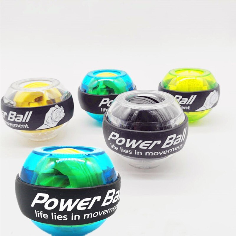 Pols Power Ball Met Licht Multi Functionele Fitness Power Ball Gyroscoop Exercice Pols Bal Trainer Strengthener
