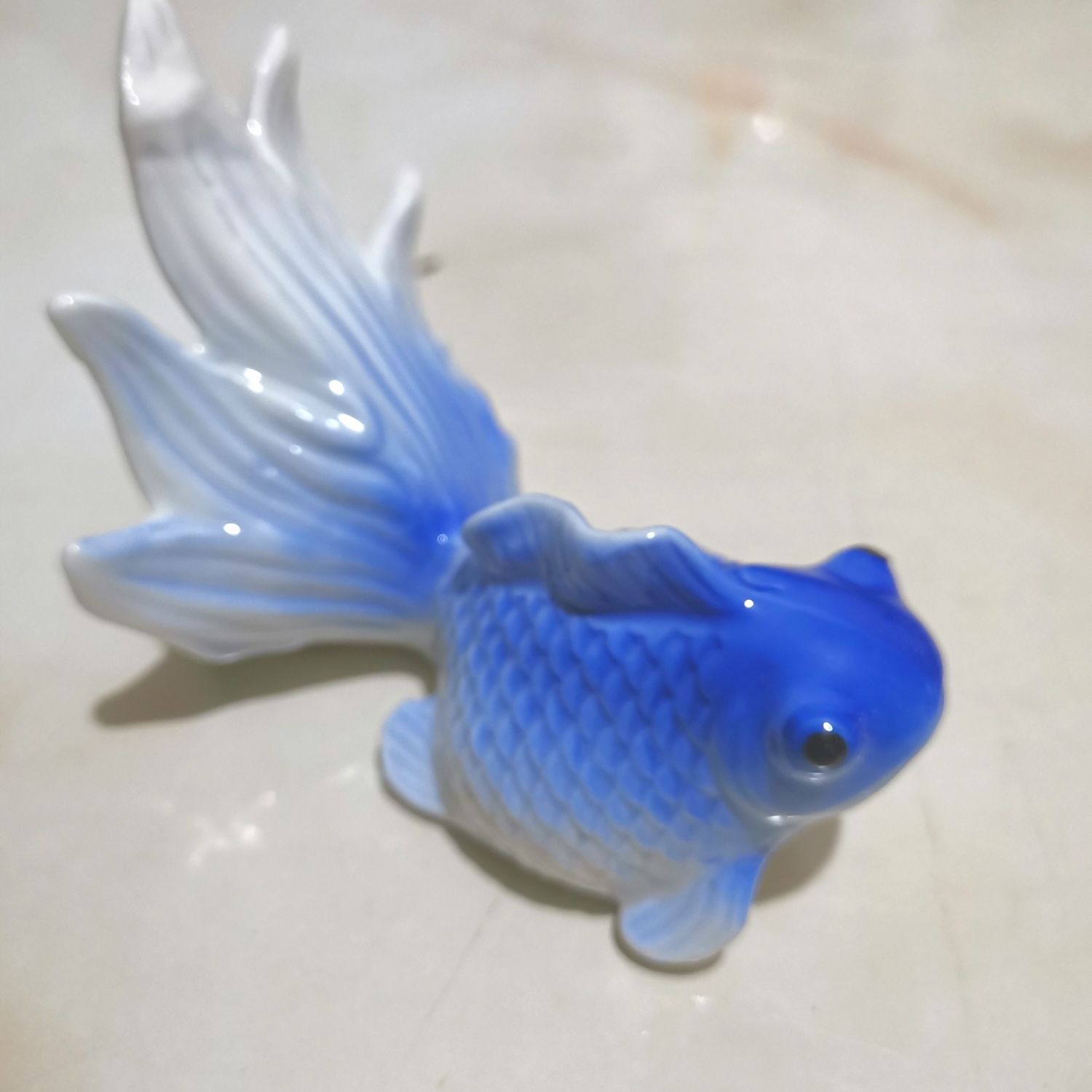 Ceramic Goldfish 3D Wall Decoration Ornaments Tea Art Tea Pet Ornaments Fish Tank Landscaping Statue Sculpture Home Decore: 3