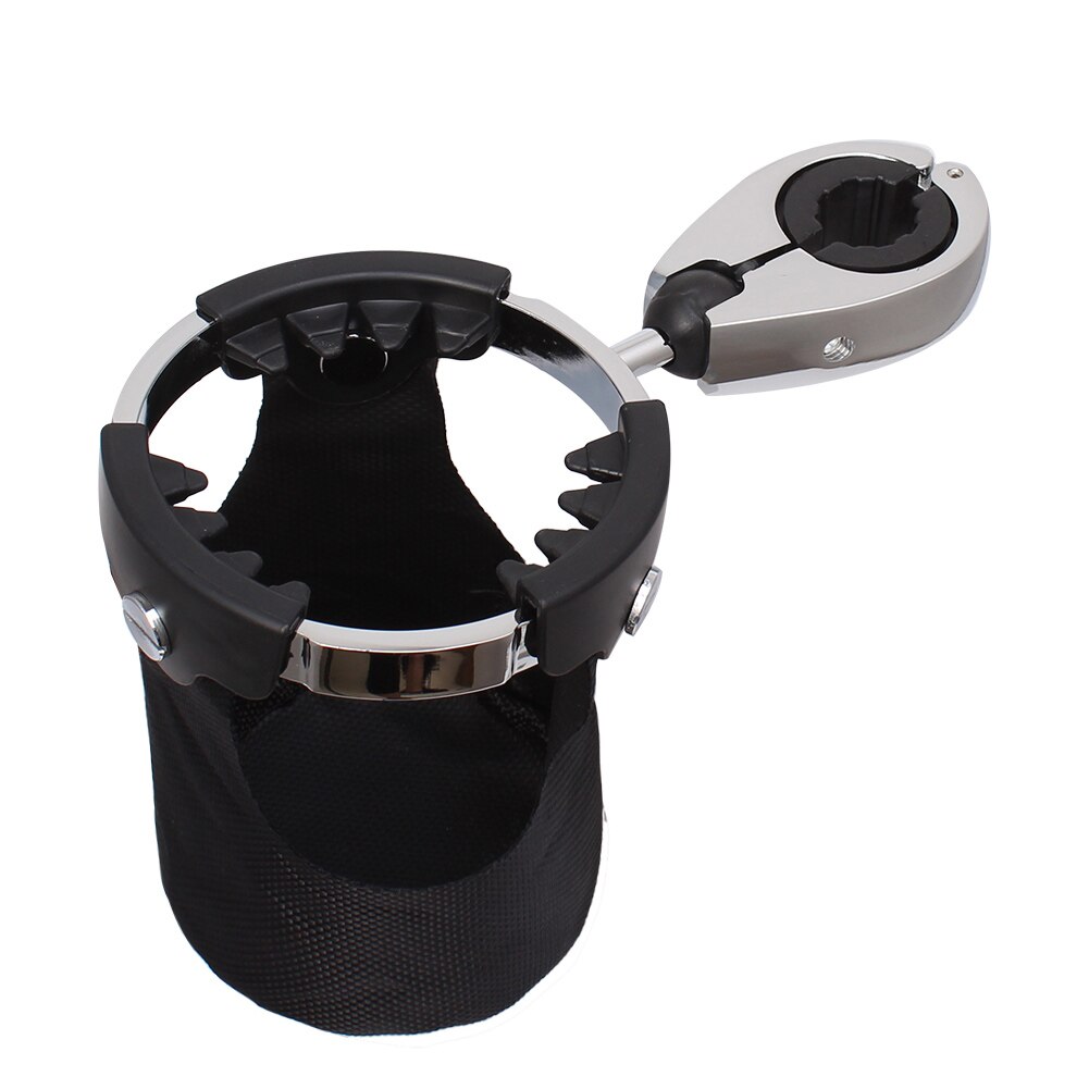 Portavasos Universal para motocicleta, soporte giratorio de 360 °, cesta de bebidas para manillar de 7/8 "y 1", 1-1/4 ", para Harley, Honda, Yamaha, Suzuki