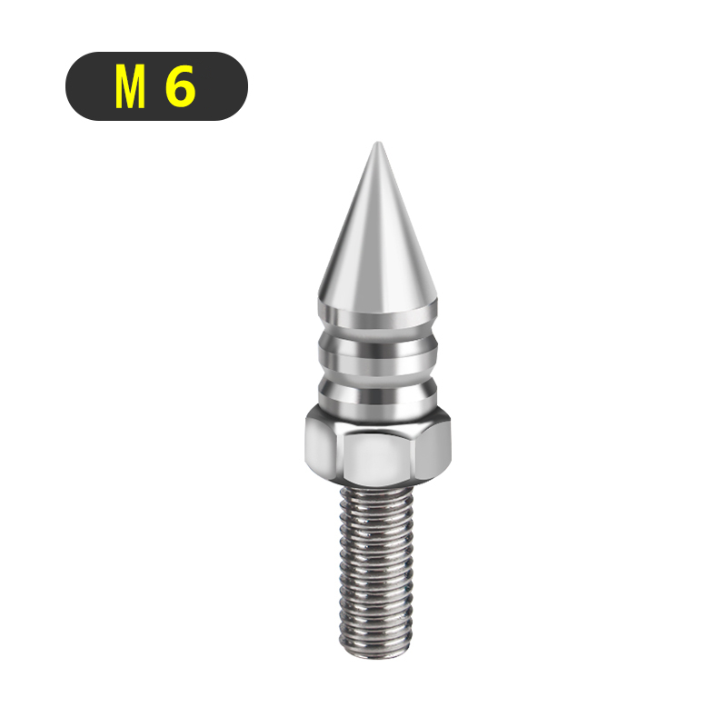 4 kpl jalka piikki ruostumattomasta teräksestä cd vahvistin hifi audio kaiutin koneteline jalat pad kynsi tarvikkeet: M6 4 kpl