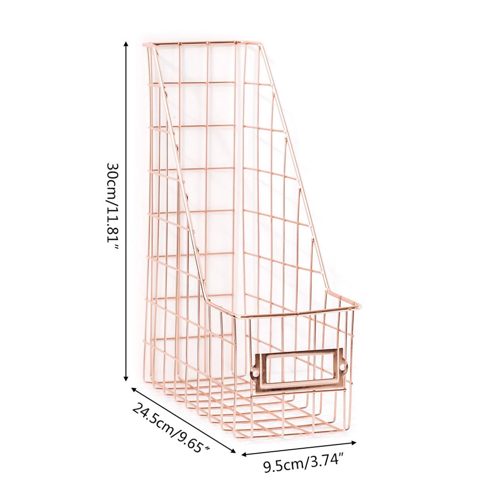 Nordic Wrought Iron Grid File Holder Single Layer ... – Grandado