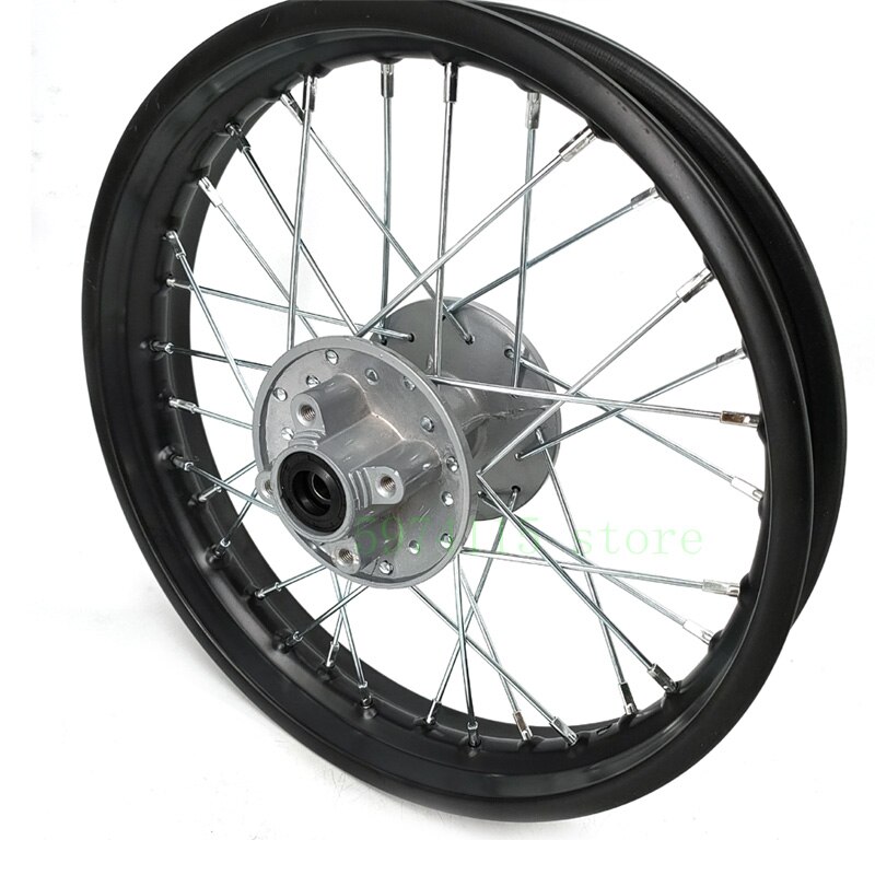 1.85 -14Inch Achter Stalen Velgen Rem Een Stijl Disc Plaat Velgen Hub Voor CRF50 Apollo 110 Kayo chinese Dirt Pit Bike