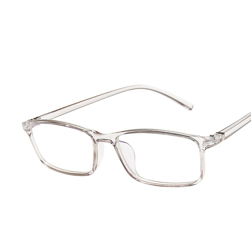 Lunettes Anti-lumière bleu rayon, Protection contre la Fatigue, blocage des yeux, rayonnement carré, ordinateur,: Transparent gray