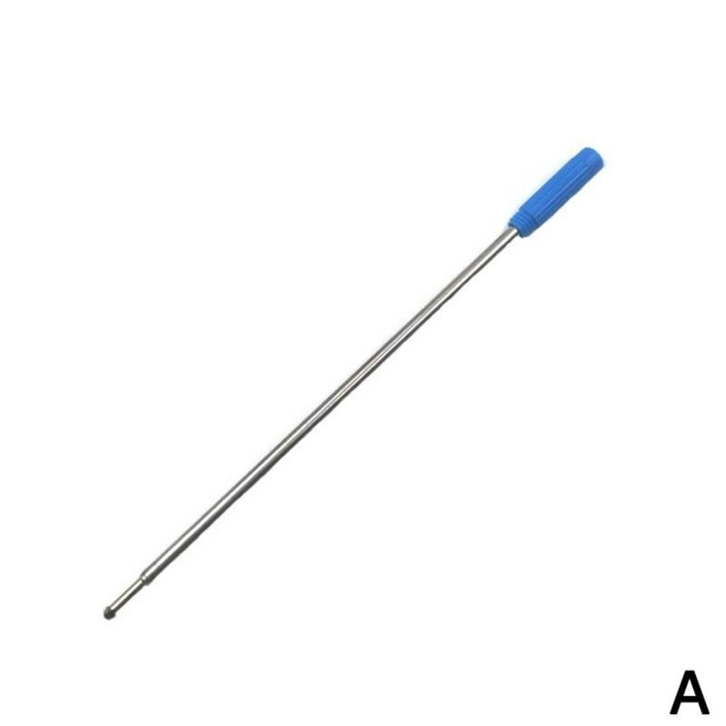 Kuglepen metalpen refill 1.0mm længde 11.6cm stål rustfri refill kort erstatning pen refill sort og blå  q2 u 5: -en