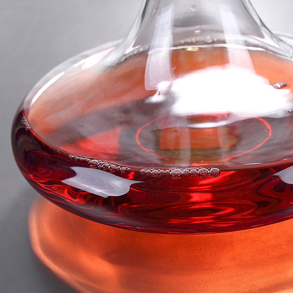 Glass Wine Decanters Bevel Spout Wine Aerator Container Wine Dispenser Carafe Without Handle Wine Bottle Jug 1700ml