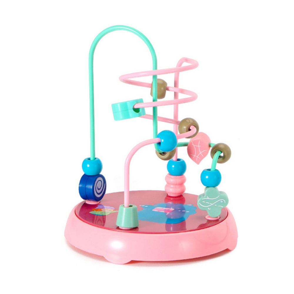 Børn mini farverige rutsjebane glidende perler labyrint matematik legetøj børn uddannelsesmæssige legetøjsperler tidlige uddannelsesmæssige legetøj: 1