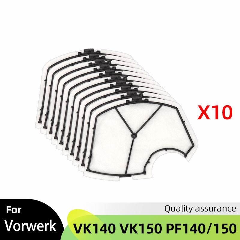 10-Piece Replacement Parts Kit (KIT50) For Vorwerk Kolletto VK 150 Vacuum