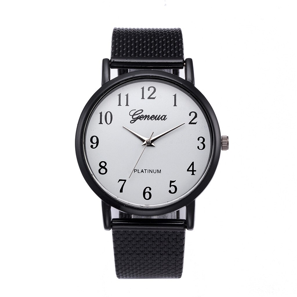 Men Watch Simple Vintage Wrist Watches Black Clock часы мужские Mesh Belt Watch Strap Quartz Gentleman Watches