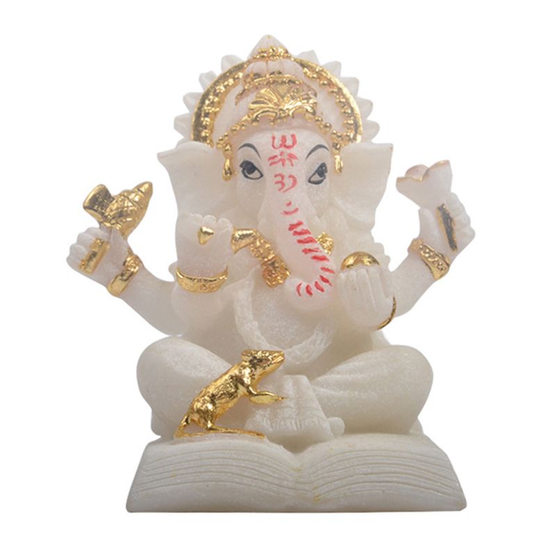 Ganesh Boeddha Godheid Olifant Hindoe Standbeeld Decor Hotel Kantoor Huishouden: C