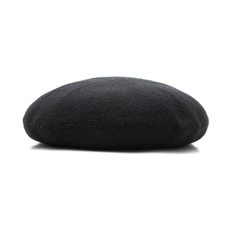 Cappello berretto Donna Artista Francese di Lana Caldo Inverno berretto della Protezione Del Cappello Vintage ▾ Della Ragazza Berretto Pianura Cappelli di colore Solido Elegante Della signora berretti invernali