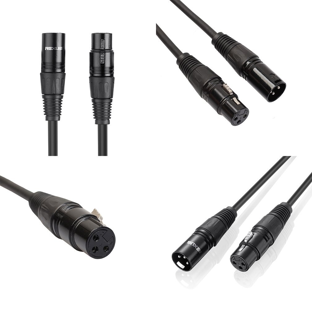 XLR Male To Female Audio Cable For Microphone Home Theater Male To Female Copper Audio Cable Tv Ktv Soundbox