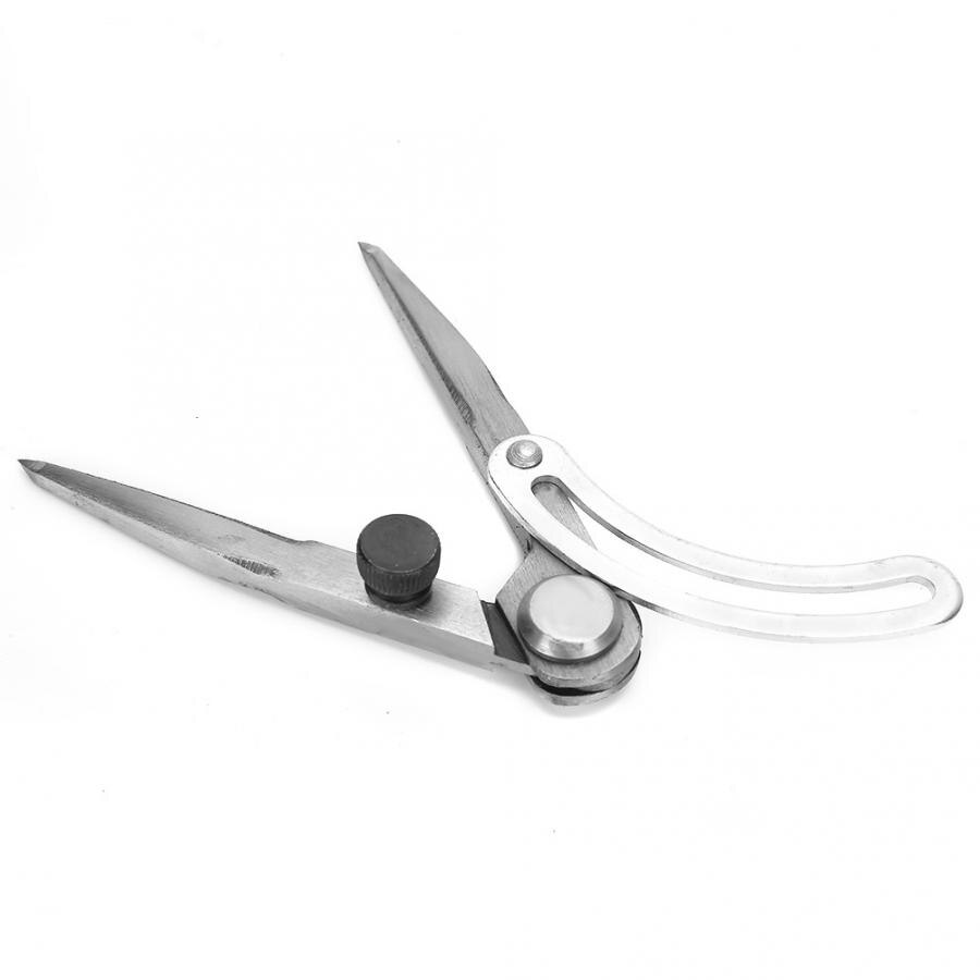 Leather Scriber Spacing Compass Marking Tool Leather Craft Line Drawing Rotating Tool