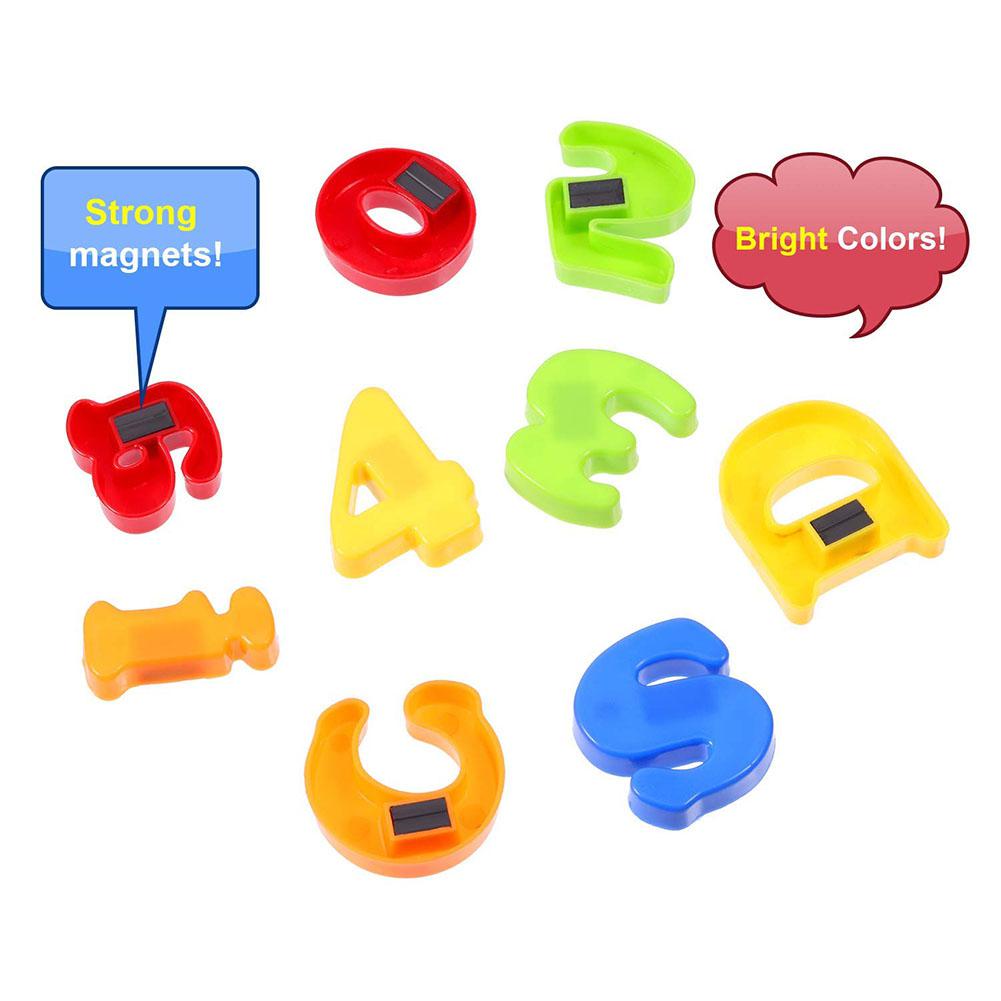 Set de 78 unidades de Kuulee, números de letras magnéticas para niños, alfabeto educativo, imanes de nevera