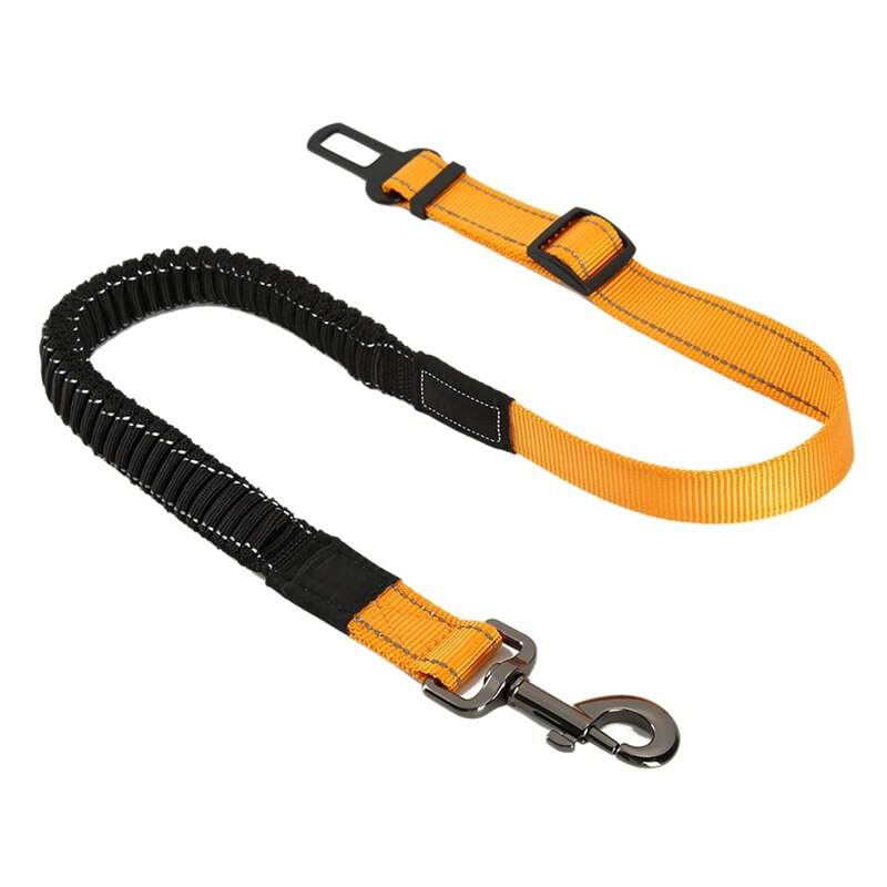 Verstelbare Nylon Huisdier Elastische Gordel Hond Autogordel Veilig Leads Buffer Stretch Leash Voor Midden Grote Huisdieren Hond leash