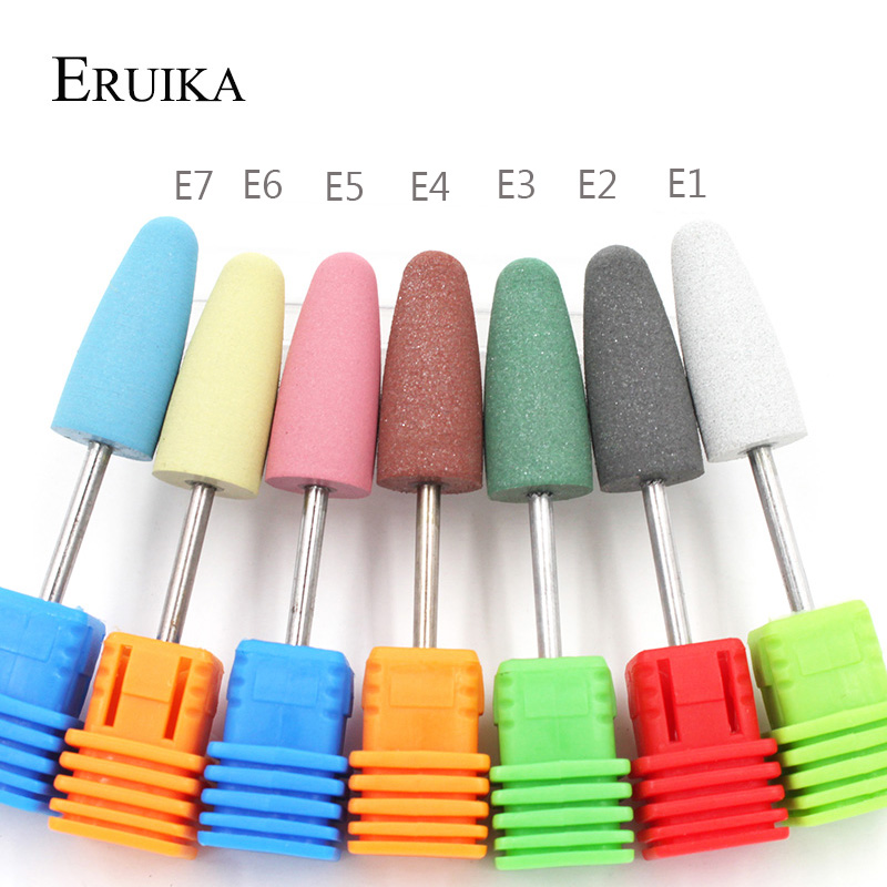 Eruika 7-teiliges 5-in-1-Nagelbohrer-Set – Praktisches Nagelpflege-Set Für Zuhause (Silber)