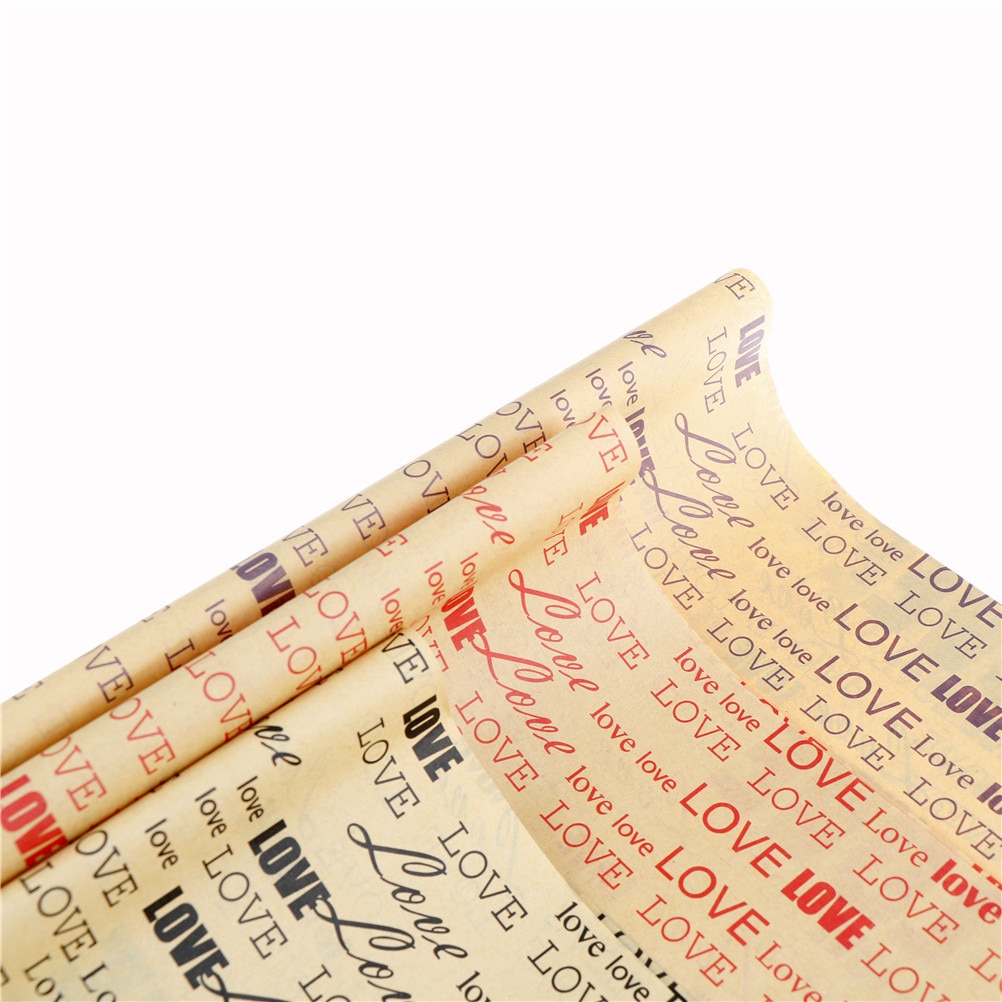 Bloem Geschenkverpakkingen Inpakpapier Bloemist Boeket Wrap Krant Papier Materiaal Voor Kerst & Party Thanksgiving