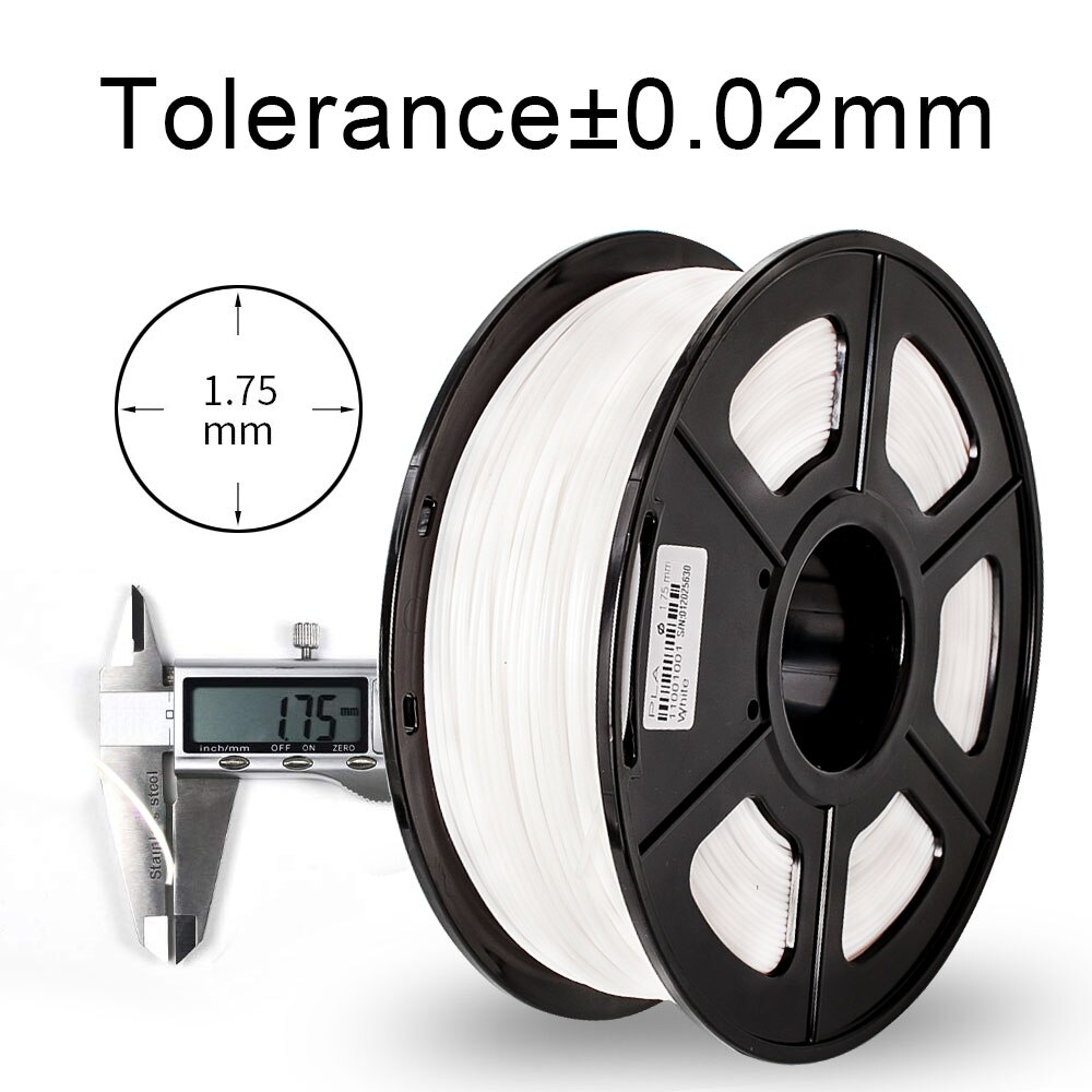 Pla Filament 1Kg 1.75Mm 3D Printer Filament Materiaal Pla Filament 1Kg Met Spool Niet-giftige Hoge taaiheid Afdrukken Verbruiksartikelen