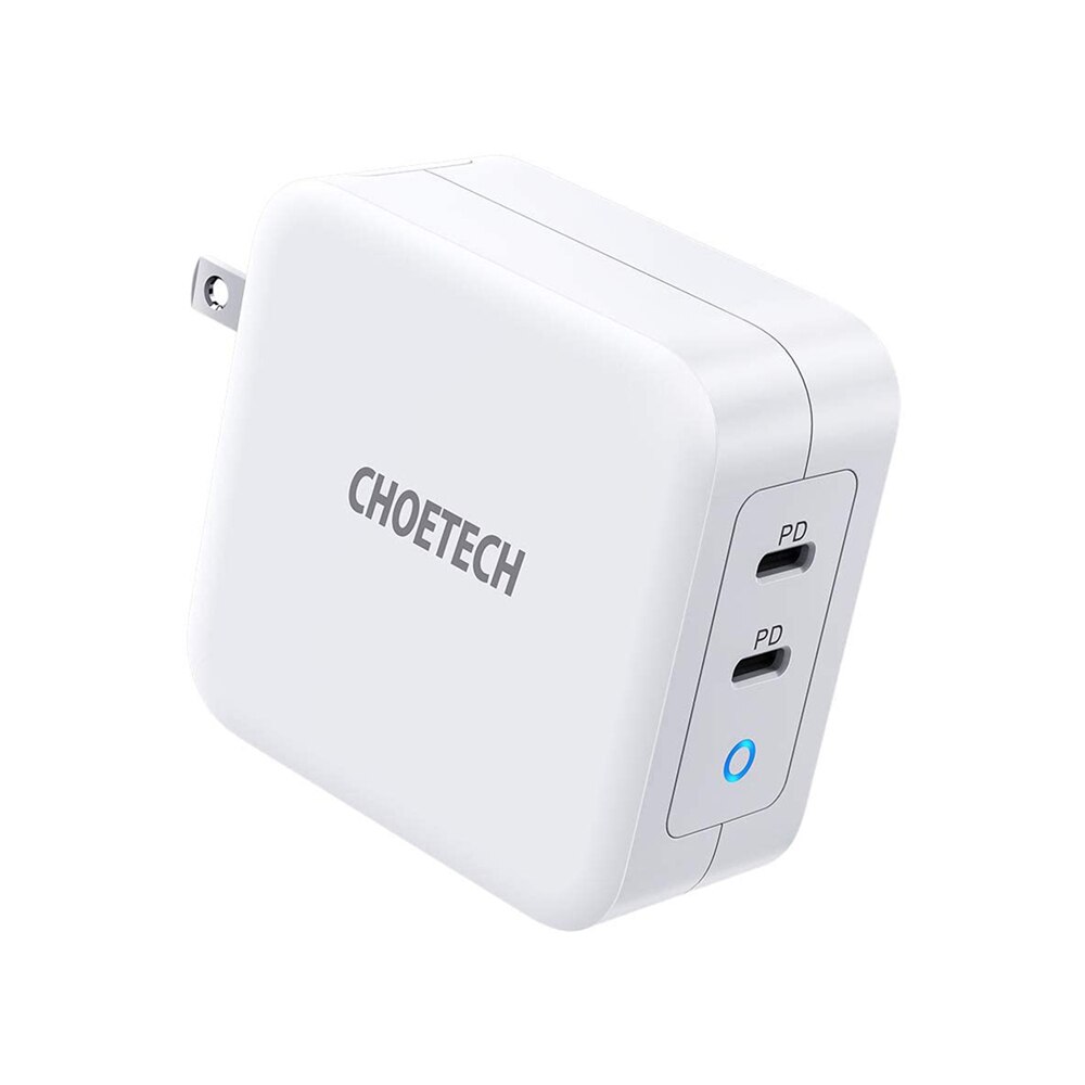 100W GaN Dual USB tipo-C cargador para iPad Pro cargador de pared para iPhone 11 Pro Teléfono para Samsung/Huawei/ASUS/Lenovo/DELL Tablet: US