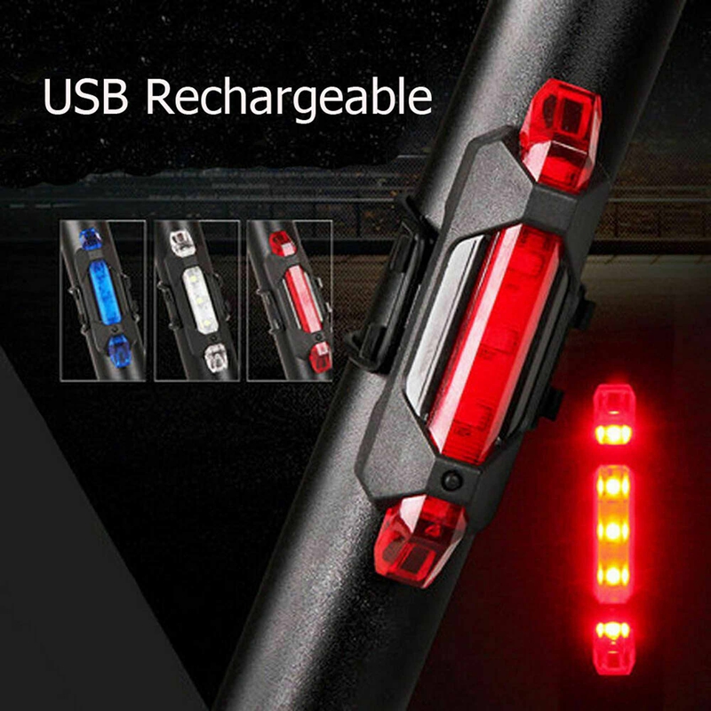 Fiets Achterlicht Usb Oplaadbare Fiets Achterlicht Veiligheid Waarschuwingslampje Fiets Accessoires