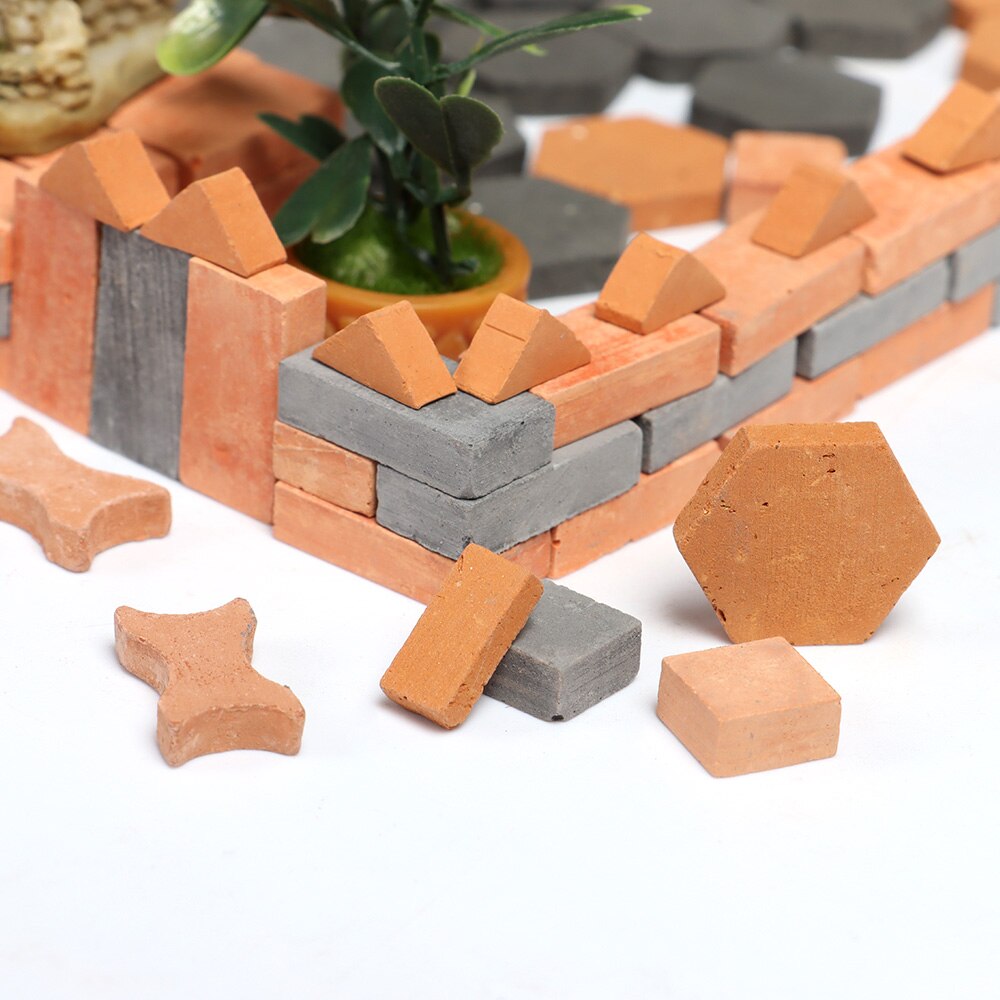 1Set Sand Table Simulation Brick DIY Building Scenery Portable Miniature Durable Kids Decorative Toy Landscape Modelling