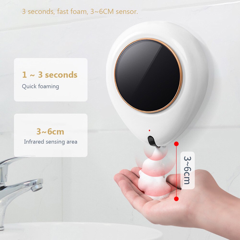 Touchless Hand Sanitizer Container Auto Infrared Sensor Soap Dispenser Hand Cleaner Washer for Hotel Kitchen Bathroom