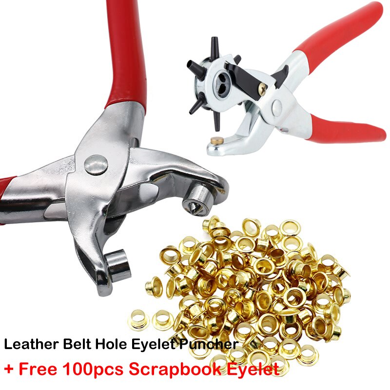 Leder Gürtel Locher Zange Öse Locher Drehen NäHenne Maschine Tasche Setter Werkzeug Armbinde Armbinde Handwerk Werkzeuge