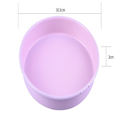 Metalen Bakken Ronde Pizza Plaat non-stick Bakken Gerecht Gereedschap Pizza Lade Thuis Tortilla pan Brood En Brood Gecanneleerd pie Pannen PM-001: Pink 8 inch