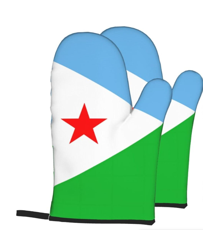 Italiaanse Vlag Pizza Oven Wanten 2 Stuks Keuken Oven Handschoenen Paren Hittebestendig Waterdicht En Duurzaam Voor Het Koken Van Bakken Grillen: WHITE