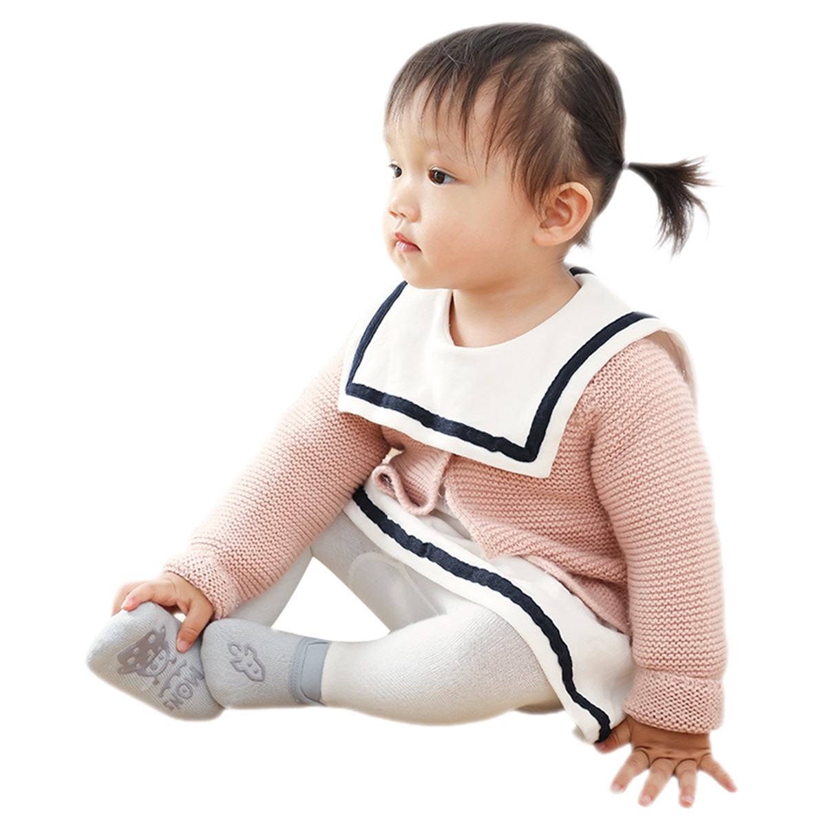 Søde nyfødte baby piger drenge kid sokker skridsikker tegneserie bandage sokker med lim prikker sokker til småbørn læring gå
