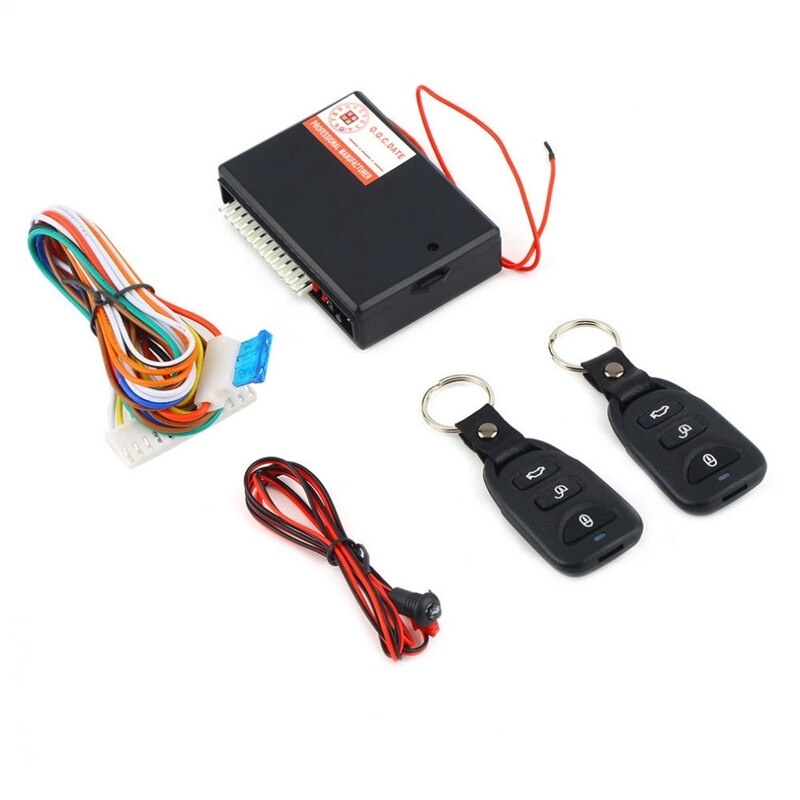 Car Alarm Systems Auto Remote Central Kit Door Lock Vehicle Keyless Entry System Central Locking with Remote Control Car Styling