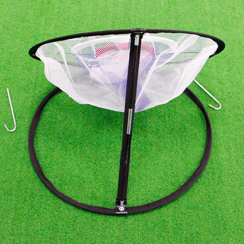 3 Layer Portable Folding Pitching Golf Target hitting Training Practice Chipping Net Basket for kids home party club yard game