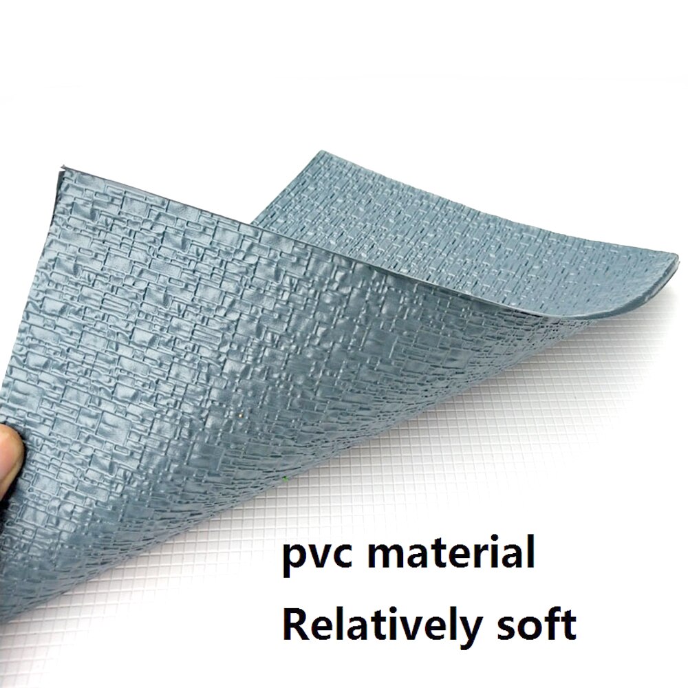 PVC sheet tile roofs HO n scale model building material in size 210x300mm for architecture layout