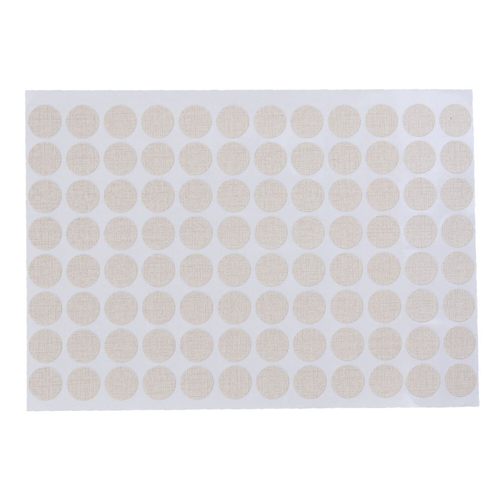 96pcs/sheet Waterproof Screw Hole Covers Non-slip Screw Hole Caps 15mm Decorative Stickers(01): As Shown Picture 5