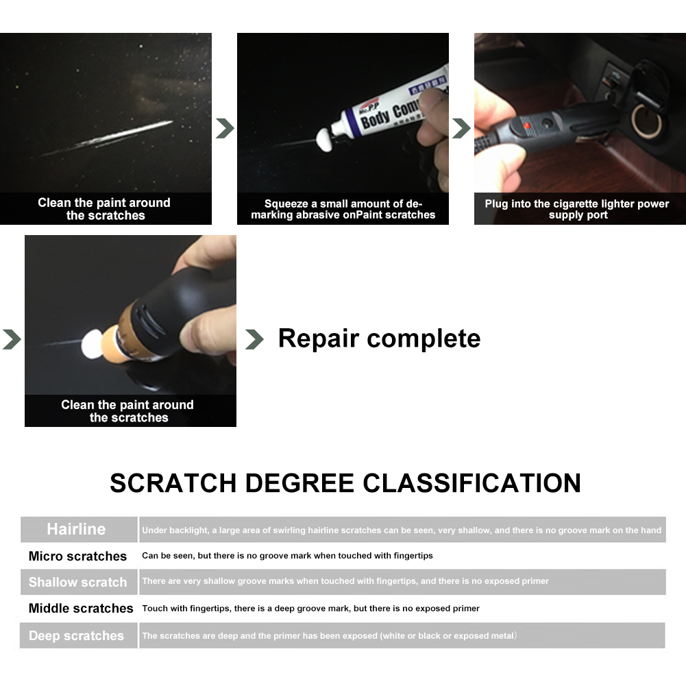 Mini Polishing Machine Car Electric Polisher Cleaning and Polishing Waxing Machine Automobile Surface Scratch Repair Tool