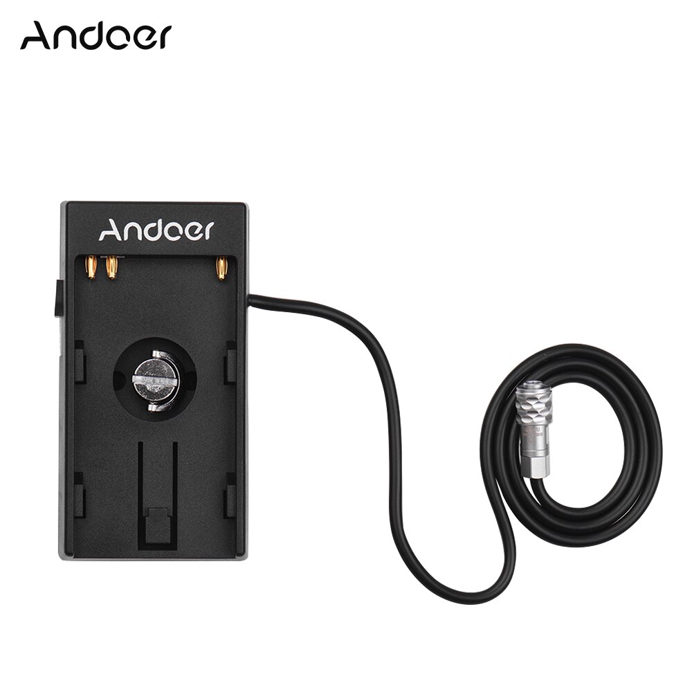 Andoer Kamera DV Batterie Netzteil Montieren Platte Adapter mit 1/4 Zoll Schraube für BMPCC 4K für Sony BP-U30 u60 U90 BP-U Batterie