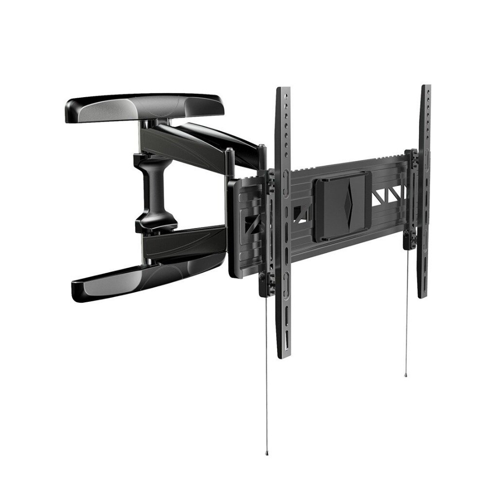 Full Motion Curved Flat UHD ULED TV Wall Mount Swivel LCD LED Monitor Bracket Holder Fit for 32"-70", Max Support 45KG Weight