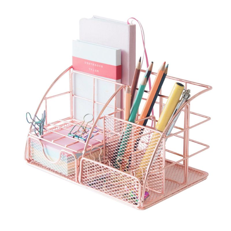 Multi-function Desk Organizer All In One Desktop with Pen Holder Storage Rack